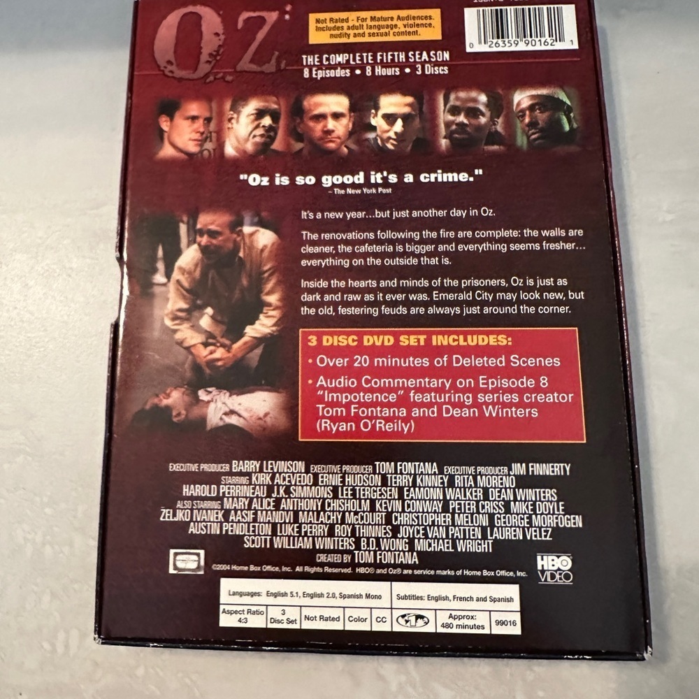 Oz - The Complete Fifth Season (DVD, 2005, 3-Disc Set) - Picture 2 of 5